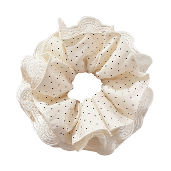 
Polka Dot Extra Large Lace Hair Tie for Women 2025 New Style