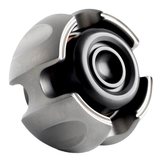 The proud old blacksmith's noise, fingertip spinner finger decompression, black technology ring ring high-end edc toys
