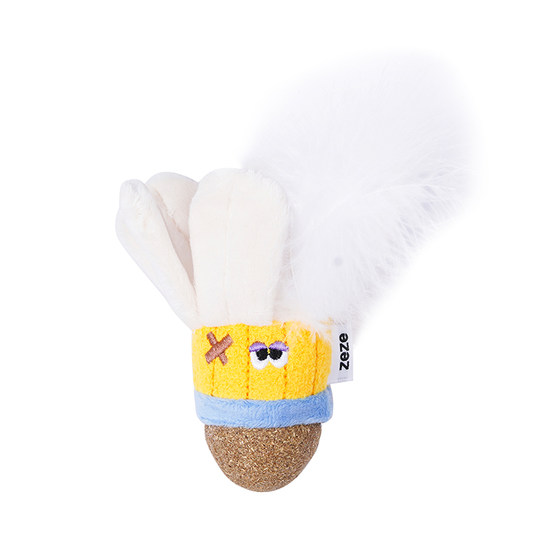 
Zeze Badminton Cat Mint Toy Teeth Cleaning Cat Self-Happiness Paper Kitten Funny Cat Stick Pet Supplies