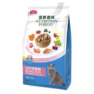 
Nutritious forest cat food Guabao produces salmon 10kg freeze-dried double-spliced British and American shorthair nutritional staple food for adult kittens