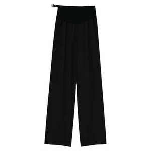 
Maternity pants for spring and summer, thin, outer wear for small people, eight-quarter pants for outer wear, straight-leg pants, wide-leg pants, bottoming casual trousers