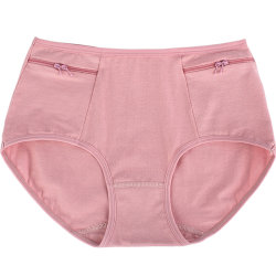 Double pocket double zipper with pocket women's anti-thief anti-theft pants