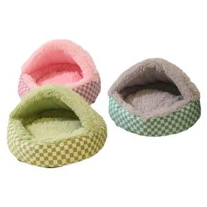 Cat's nest Winter warm bed four seasons universal shell house multi -cat closed secure family pet supplies
