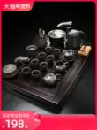bàn uống trà điện Bộ trà hoàn chỉnh, khay trà gỗ nguyên khối gia đình, rót nước hoàn toàn tự động, bàn pha trà kung fu tích hợp, trà đạo, gia dụng cao cấp traviet36