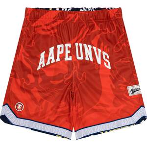 
Aape flagship store men's spring and summer basketball ape man badge double-sided wear trendy loose sports shorts A698XXM
