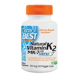 
[Self-operated] Dotbes American natural vitamin K2 soft capsules calcium supplementation and absorption 45mcg 60 tablets