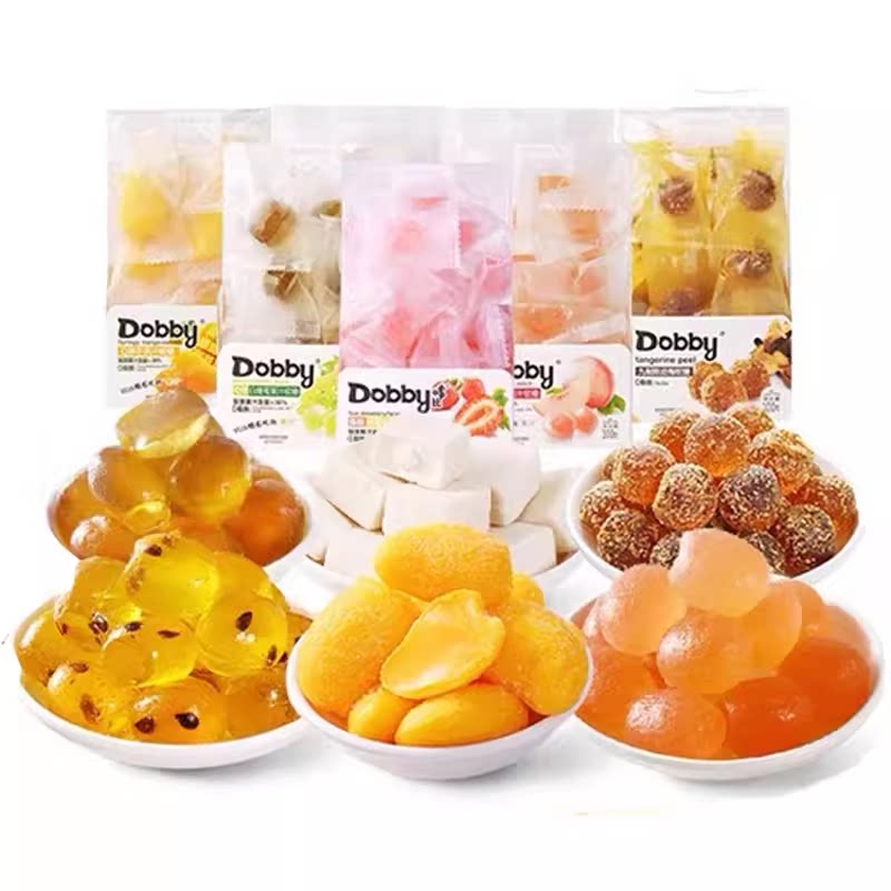 Dobby Nine-Made Dried Tangerine Peel Plum Candy - 100g Box