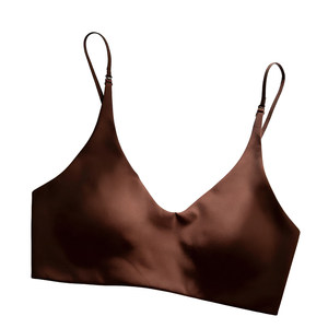 
Kbra nude seamless underwear women's push-up small breasts, secondary breasts, anti-sagging, no rims, beautiful back, spaghetti straps bra