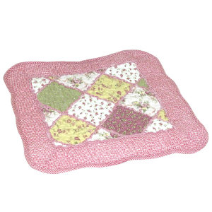 Foreign trade Korean pastoral cotton chair pad cloth cotton cotton cotton house -use thin dining chair cushion anti -slip office cushion strap