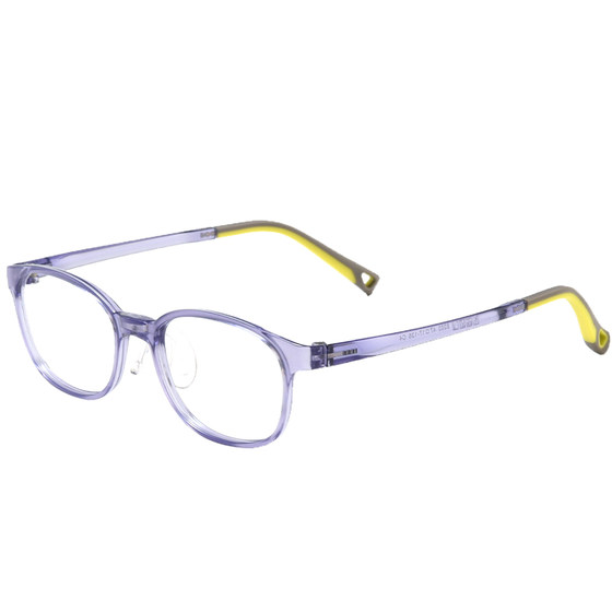 Children's myopia glasses frame for men, professional, can be equipped with hyperopia, ultra-light silicone anti-blue light, primary school student eye frame for women