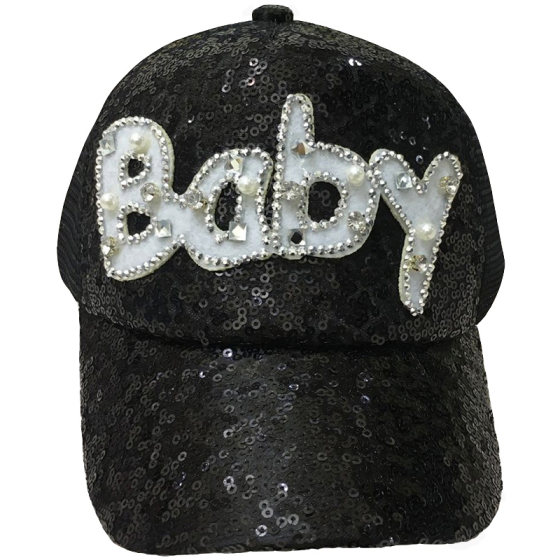 
New spring and summer children's baseball cap girls boys hat sequins sun protection baseball net hat students Korean style trend