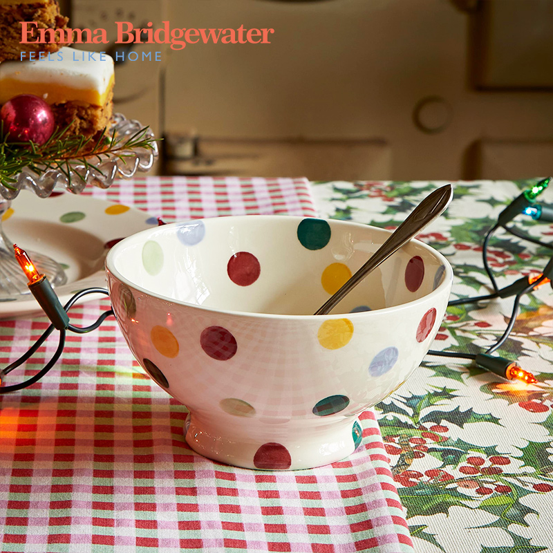 Emma Bridgewater碗陶瓷饭碗家用沙拉碗一人食餐具emmabrigewater