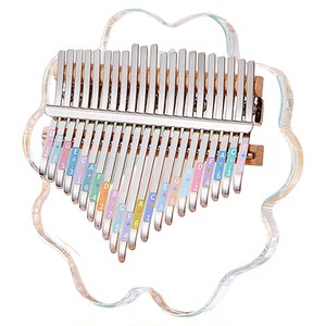 Thumbhard Crystal Transparent Calimba 21 Tone Beginner Female Student Children's Finger M Piano Unusual Small Instrument