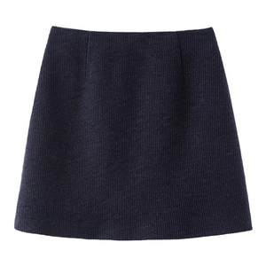 FANLE Studios covering thin and anti -wrinkle wool Thick fashion A -line thin high waist skirt women's skirt female

