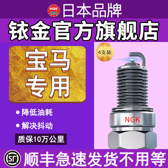 NGK火花塞宝马专用原厂适配宝马mini 3系5系3系x1 x3 x5 x6 铱金