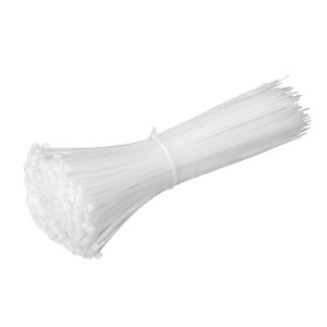 Nylon tie self -locking 4*200 plastic bundle bundle tie tie lines binding line binding line with wire tie black
