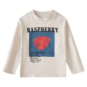
Boys' long-sleeved T-shirt pure cotton 2026 spring new style children's spring and autumn printed bottoming shirt top
