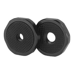 
1/4 3/8 aluminum alloy gasket with anti-slip pad, pan/tilt universal wheel replacement accessories, metal gasket, up and down adjustment, locking and fixing, mobile phone live broadcast photography tripod microphone microphone stand