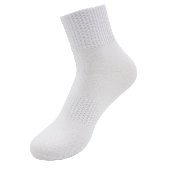 Socks for men, mid-calf sports cotton socks, women's short socks, black all-season basketball socks, high-top sweat-absorbent, anti-odor breathable long socks