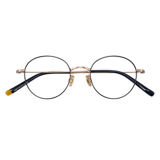 
Ultra-light small frame myopia glasses for women can be equipped with a small face round frame eye frame pure titanium retro frame high-end feeling