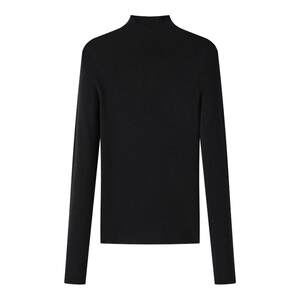 
Peacebird autumn and winter wool sweater welfare collection link full wool round neck sweater fake two-piece sweater pullover