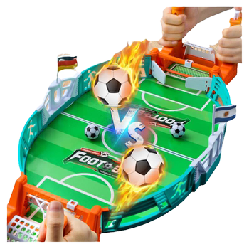 Two-person parent-child interactive tabletop football battle platform