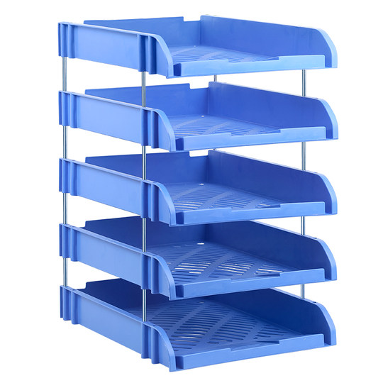 Huajie Plastic Hollow Multi-Layer File Tray Moisture-Proof File Rack ...