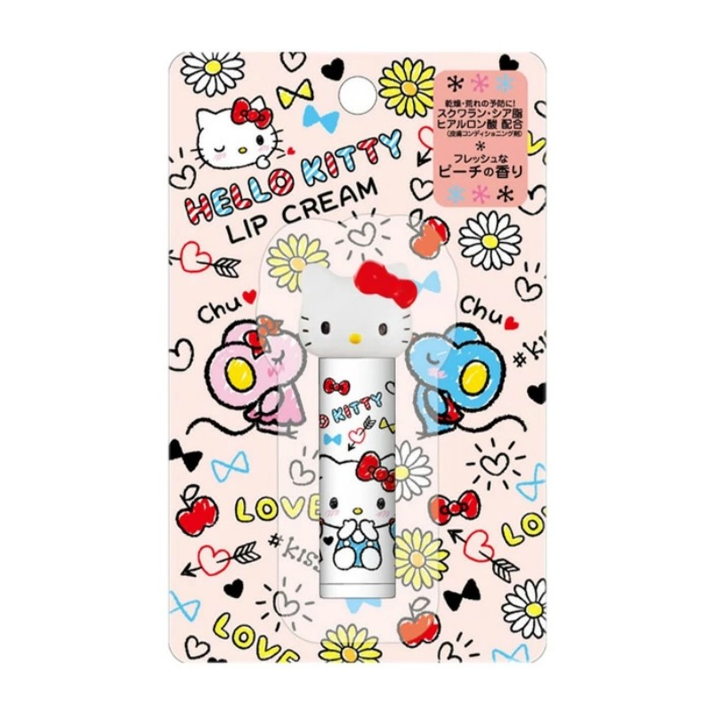 Sanrio Hello Kitty Color-Changing Lip Balm - Peach & Strawberry Scent ...