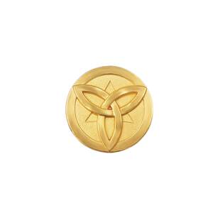 The original god surrounding the Mora gold coin pendant large metal model alloys, the original stone unsatisfactory valley item gift COS
