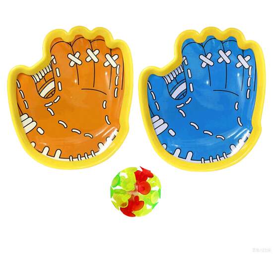 
Luminous fun throw ball suction cup indoor outdoor sports two-person parent-child interactive racket children toy hand throw ball