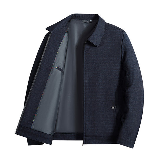 
Luzhu new dad spring jacket business casual middle-aged men high-end executive jacket middle-aged and elderly men's clothing
