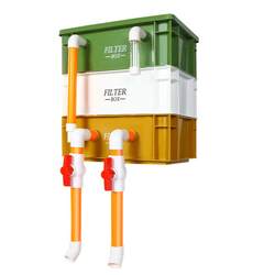 Yafeng fish tank filter fish pond three-in-one revolving box