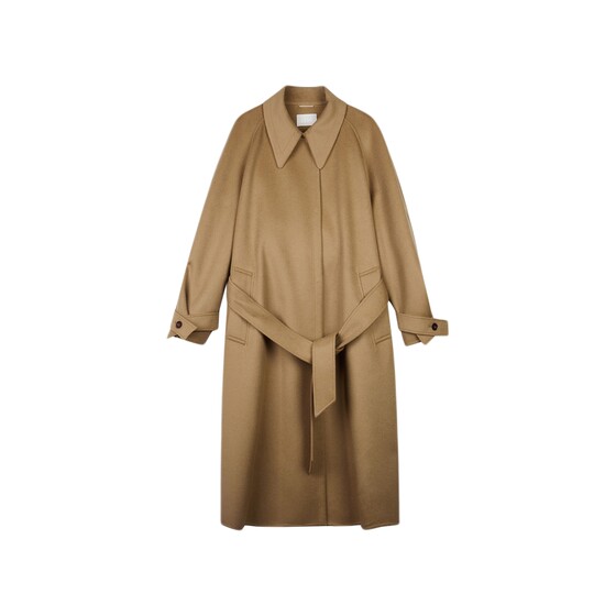 
LESS winter wool coat coat for women casual waist-covering long double-sided woolen cashmere 2N0812720