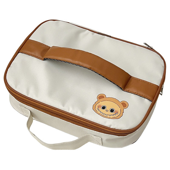 Aluminum foil hand -carried rice flat rice box handbag Bunbukin lunch bag with rice heating bag rice packaging elementary school children