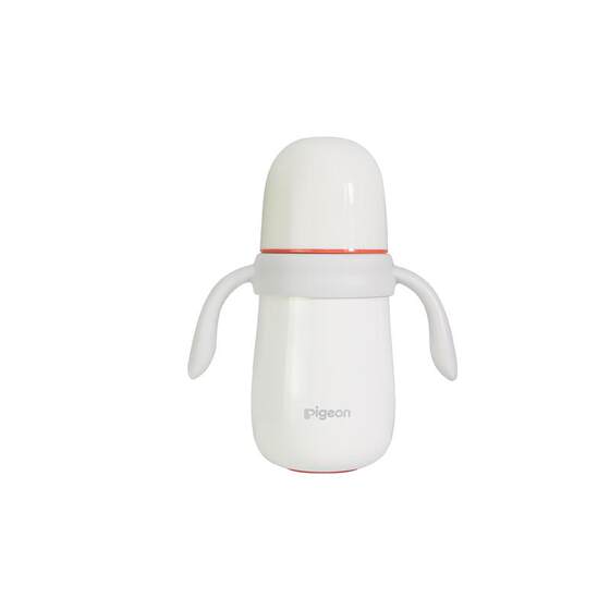 
Pigeon Baby Insulated Cup Children's Water Cup Spring and Summer Insulated Straw Milk Bottle Learning Drinking Cup Anti-Chokeproof and Leak-proof 6-18 Months+