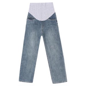 
Pregnant women's wide-leg jeans, spring and summer thin spring clothing, pregnant women's belly-supporting straight leggings to wear during pregnancy