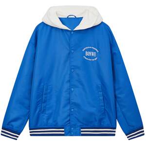 
Metersbonwe Jacket Men's 26 New Trendy Outdoor Casual Contrast Color Hooded Baseball Jacket Men