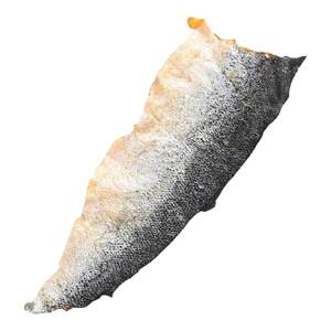 Dog's teeth rod frozen salmon skin pet snacks and grinding teeth clean teeth a whole piece of rich fish oil, beautiful hair, brighter hair