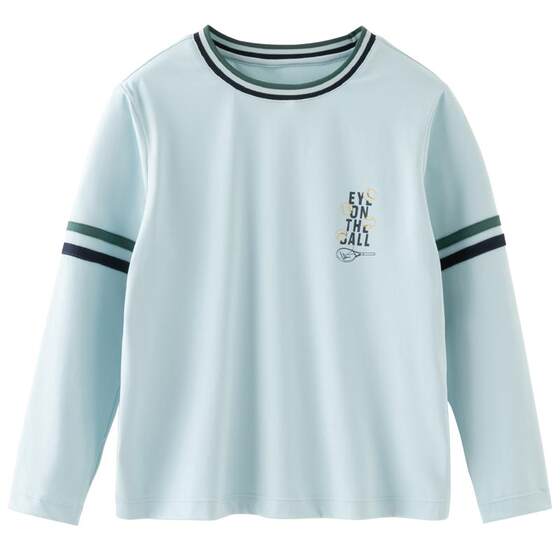 
David Bella children's long-sleeved T-shirt 2026 spring new boys' medium and large children's antibacterial casual sports contrast tops