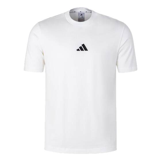 
Casual cotton tops short-sleeved T-shirt men's summer adidas Adidas official outlets light sports