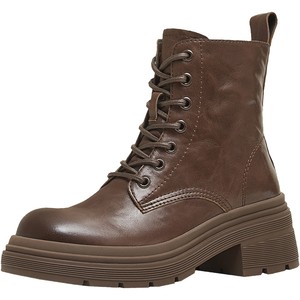 
Tianmeiyi retro British style thick-soled plus velvet Martin boots women's shoes winter new casual boots leather boots fashion boots