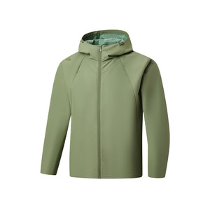 
Peak style woven windbreaker, water-control technology jacket, men's casual and versatile new waterproof hooded jacket