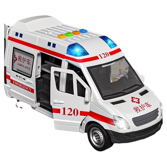 PLAYJOCS GT-8104 - Ambulance Summa En Métal : Jouet Voiture Minuté Pour Enfants Et Collectionneurs