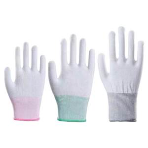 
[60 Pairs of Living Nylon Gloves] Summer and Autumn Thin Nylon Thread Gloves Labor Protection Men's and Women's Gloves Work Elasticity