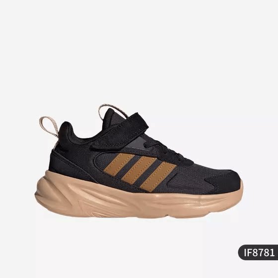 Adidas/阿迪达斯正品OZELLE EL K儿童魔术贴运动休闲鞋IF8781