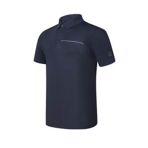 
FILA official men's knitted short-sleeved POLO shirt 2024 summer new style fitness sports cool quick-drying clothes