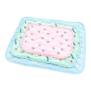 
Pet dog cool mat cooling Teddy French Dou Bichon den mat ice silk mat ice mat kennel cat kennel cool dog kennel