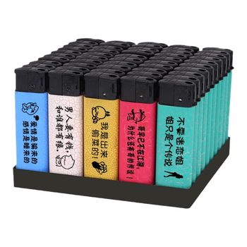 Lettering hotel custom printing matte wholesale lighter
