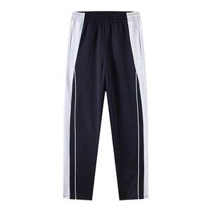 Shenzhen school uniform pants autumn and winter junior high school high school student sports school pants men and women quickly dry dark blue thin trousers