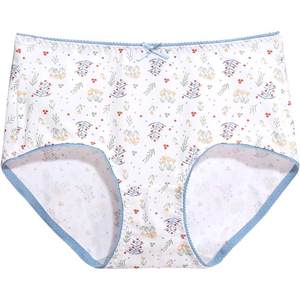 Die Anfen underwear for women pure cotton antibacterial medium and high waist girls shorts full cotton crotch lifting buttock thin breathable 2025 new style
